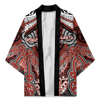 Aotearoa Iwi Rongowhakaata Personalised Kimono Maori Kowhaiwhai Pattern