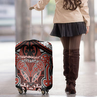 Aotearoa Iwi Rongowhakaata Luggage Cover Maori Kowhaiwhai Pattern