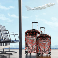 Aotearoa Iwi Rongowhakaata Luggage Cover Maori Kowhaiwhai Pattern