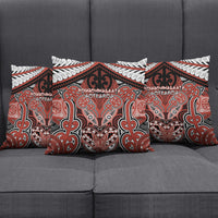 Aotearoa Iwi Rongowhakaata Pillow Cover Maori Kowhaiwhai Pattern