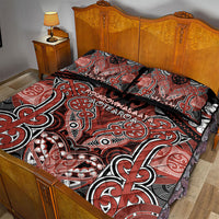 Aotearoa Iwi Rongowhakaata Quilt Bed Set Maori Kowhaiwhai Pattern