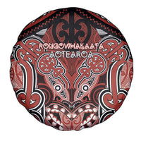 Aotearoa Iwi Rongowhakaata Spare Tire Cover Maori Kowhaiwhai Pattern