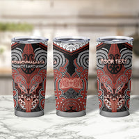 Aotearoa Iwi Rongowhakaata Personalised Tumbler Cup Maori Kowhaiwhai Pattern