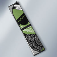 Aotearoa Iwi Ngati Raukawa Auto Sun Shade Maori Kowhaiwhai Pattern