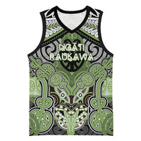 Aotearoa Iwi Ngati Raukawa Personalised Basketball Jersey Maori Kowhaiwhai Pattern