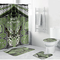 Aotearoa Iwi Ngati Raukawa Bathroom Set Maori Kowhaiwhai Pattern
