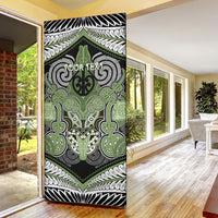 Aotearoa Iwi Ngati Raukawa Personalised Door Cover Maori Kowhaiwhai Pattern