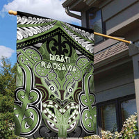 Aotearoa Iwi Ngati Raukawa Garden Flag Maori Kowhaiwhai Pattern
