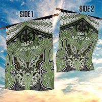 Aotearoa Iwi Ngati Raukawa Garden Flag Maori Kowhaiwhai Pattern