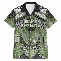 Aotearoa Iwi Ngati Raukawa Personalised Hawaiian Shirt Maori Kowhaiwhai Pattern