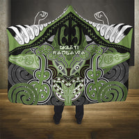 Aotearoa Iwi Ngati Raukawa Hooded Blanket Maori Kowhaiwhai Pattern