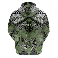 Aotearoa Iwi Ngati Raukawa Personalised Hoodie Maori Kowhaiwhai Pattern