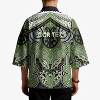 Aotearoa Iwi Ngati Raukawa Personalised Kimono Maori Kowhaiwhai Pattern