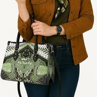 Aotearoa Iwi Ngati Raukawa Leather Bag Maori Kowhaiwhai Pattern