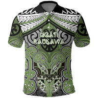 Aotearoa Iwi Ngati Raukawa Personalised Polo Shirt Maori Kowhaiwhai Pattern