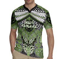 Aotearoa Iwi Ngati Raukawa Personalised Rugby Jersey Maori Kowhaiwhai Pattern