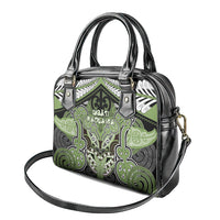 Aotearoa Iwi Ngati Raukawa Shoulder Handbag Maori Kowhaiwhai Pattern