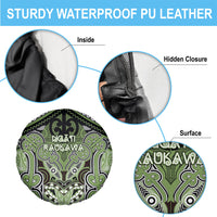 Aotearoa Iwi Ngati Raukawa Spare Tire Cover Maori Kowhaiwhai Pattern
