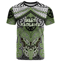 Aotearoa Iwi Ngati Raukawa Personalised T Shirt Maori Kowhaiwhai Pattern