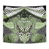 Aotearoa Iwi Ngati Raukawa Tapestry Maori Kowhaiwhai Pattern