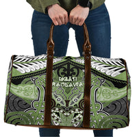Aotearoa Iwi Ngati Raukawa Travel Bag Maori Kowhaiwhai Pattern