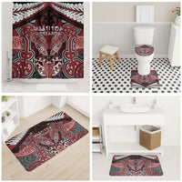 Aotearoa Iwi Ngati Toa Bathroom Set Maori Kowhaiwhai Pattern