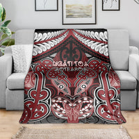Aotearoa Iwi Ngati Toa Blanket Maori Kowhaiwhai Pattern