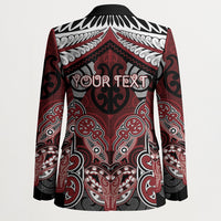 Aotearoa Iwi Ngati Toa Personalised Blazer Maori Kowhaiwhai Pattern