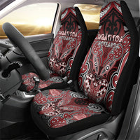 Aotearoa Iwi Ngati Toa Car Seat Cover Maori Kowhaiwhai Pattern