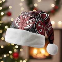 Aotearoa Iwi Ngati Toa Personalised Christmas Santa Hat Maori Kowhaiwhai Pattern