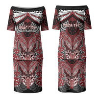 Aotearoa Iwi Ngati Toa Personalised Couples Matching Puletasi and Hawaiian Shirt Maori Kowhaiwhai Pattern