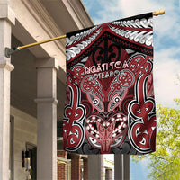 Aotearoa Iwi Ngati Toa Garden Flag Maori Kowhaiwhai Pattern