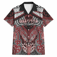 Aotearoa Iwi Ngati Toa Personalised Hawaiian Shirt Maori Kowhaiwhai Pattern