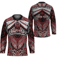 Aotearoa Iwi Ngati Toa Personalised Hockey Jersey Maori Kowhaiwhai Pattern