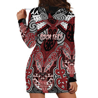 Aotearoa Iwi Ngati Toa Personalised Hoodie Dress Maori Kowhaiwhai Pattern