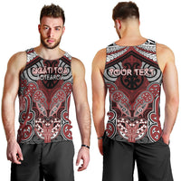 Aotearoa Iwi Ngati Toa Personalised Men Tank Top Maori Kowhaiwhai Pattern