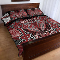 Aotearoa Iwi Ngati Toa Quilt Bed Set Maori Kowhaiwhai Pattern