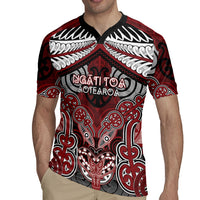 Aotearoa Iwi Ngati Toa Personalised Rugby Jersey Maori Kowhaiwhai Pattern