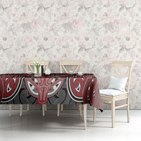 Aotearoa Iwi Ngati Toa Tablecloth Maori Kowhaiwhai Pattern
