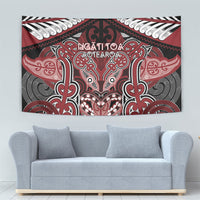 Aotearoa Iwi Ngati Toa Tapestry Maori Kowhaiwhai Pattern