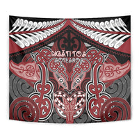 Aotearoa Iwi Ngati Toa Tapestry Maori Kowhaiwhai Pattern