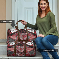 Aotearoa Iwi Ngati Toa Travel Bag Maori Kowhaiwhai Pattern