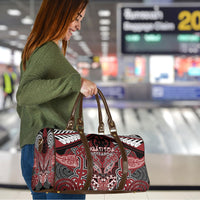 Aotearoa Iwi Ngati Toa Travel Bag Maori Kowhaiwhai Pattern