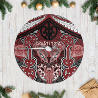 Aotearoa Iwi Ngati Toa Tree Skirt Maori Kowhaiwhai Pattern