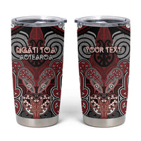 Aotearoa Iwi Ngati Toa Personalised Tumbler Cup Maori Kowhaiwhai Pattern
