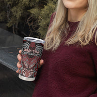Aotearoa Iwi Ngati Toa Personalised Tumbler Cup Maori Kowhaiwhai Pattern