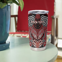 Aotearoa Iwi Ngati Toa Personalised Tumbler Cup Maori Kowhaiwhai Pattern