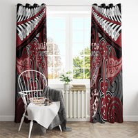 Aotearoa Iwi Ngati Toa Window Curtain Maori Kowhaiwhai Pattern