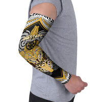 Aotearoa Iwi Ngati Tama Personalised Arm Sleeves Maori Kowhaiwhai Pattern