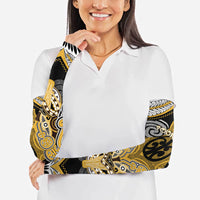 Aotearoa Iwi Ngati Tama Personalised Arm Sleeves Maori Kowhaiwhai Pattern